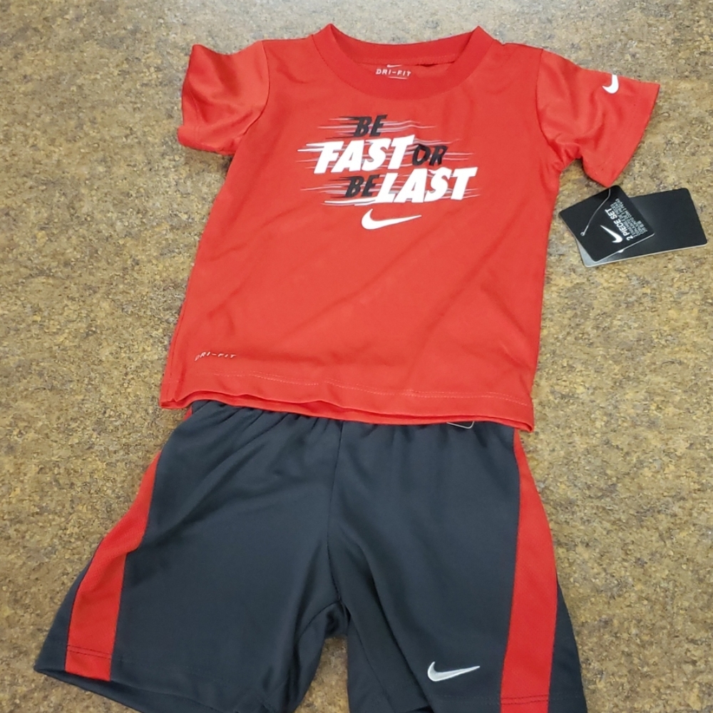 NWT 24 month boys Nike dry fit outfit